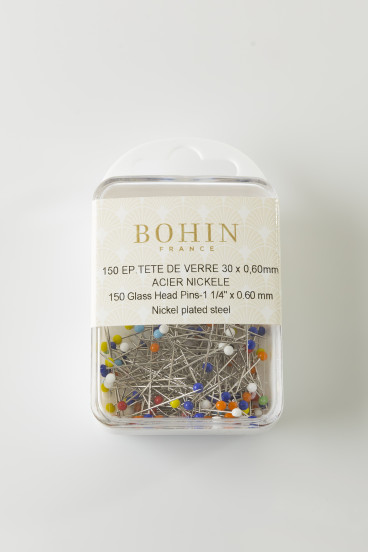 Boîte de 250g d'épingles couture extra-fines 30 mm Bohin